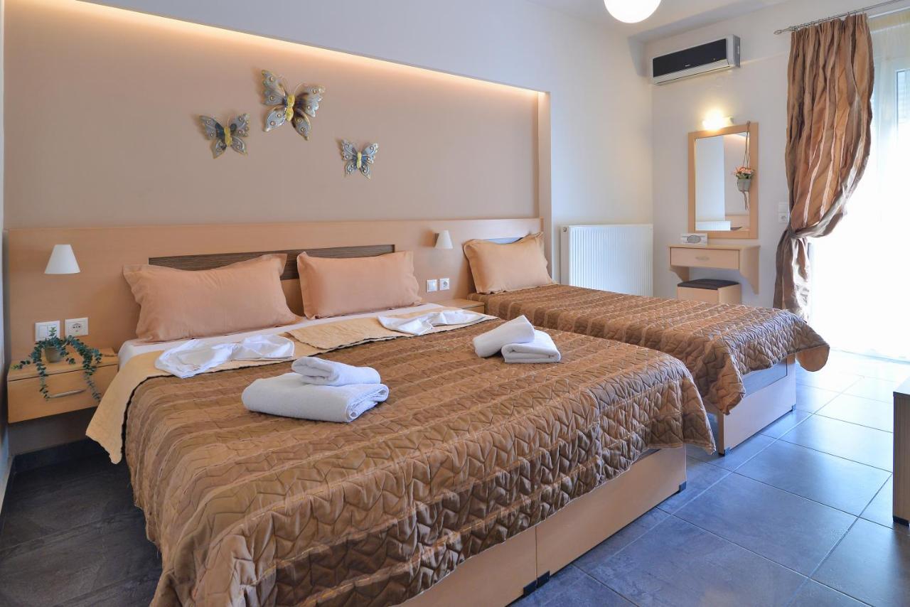 Aigli Rooms Leptokaryá Buitenkant foto